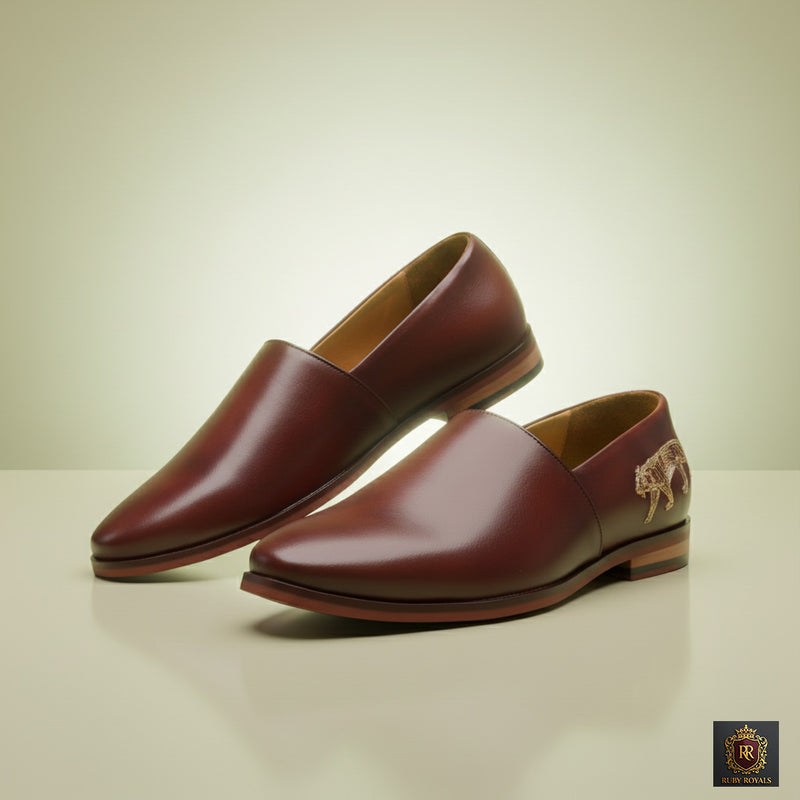 Majestic Ornate – Cherry Brown Lion Mess Pad | Ruby Royals