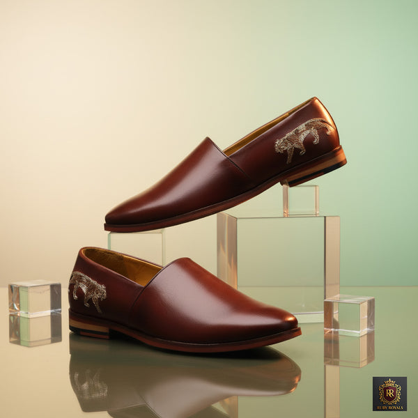 Majestic Ornate – Cherry Brown Lion Mess Pad | Ruby Royals