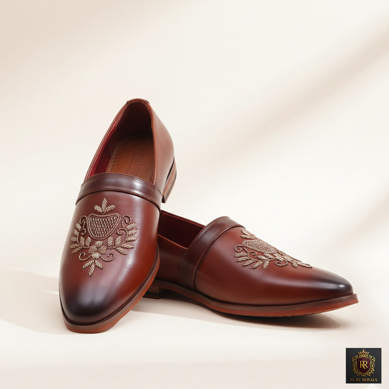 Majestic Ornate – Imperial Crest Cherry Brown Mess Pad | Ruby Royals