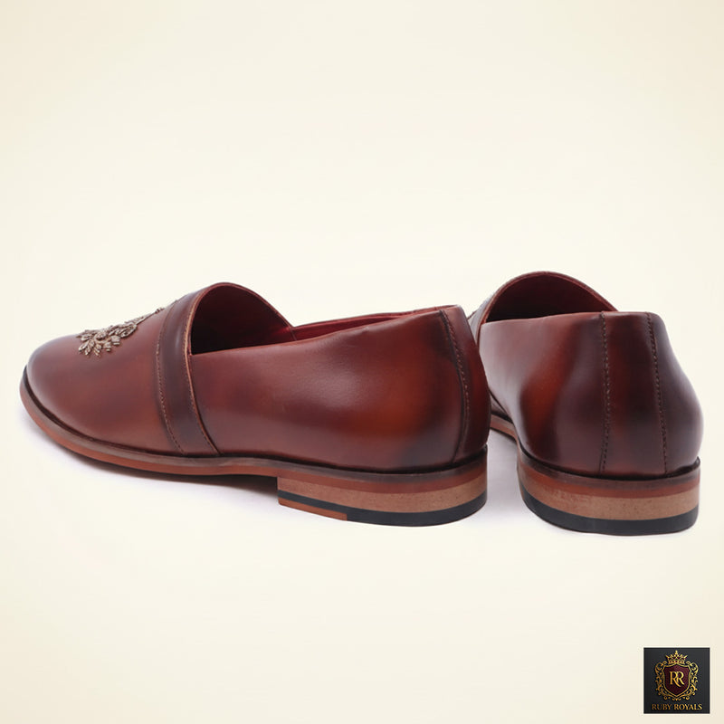 Majestic Ornate – Imperial Crest Cherry Brown Mess Pad | Ruby Royals