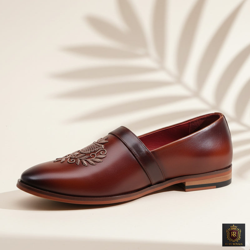 Majestic Ornate – Imperial Crest Cherry Brown Mess Pad | Ruby Royals