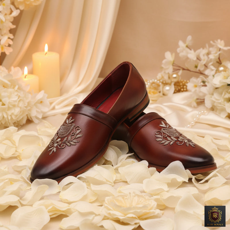 Majestic Ornate – Imperial Crest Cherry Brown Mess Pad | Ruby Royals