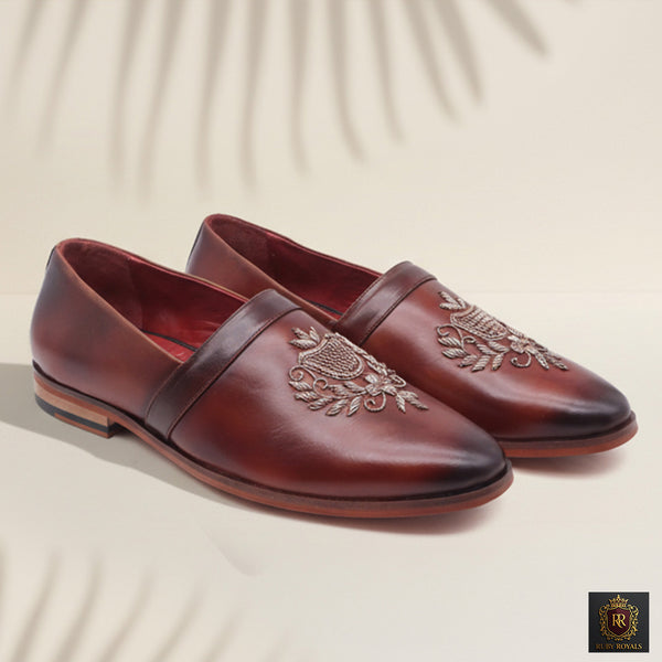 Majestic Ornate – Imperial Crest Cherry Brown Mess Pad | Ruby Royals