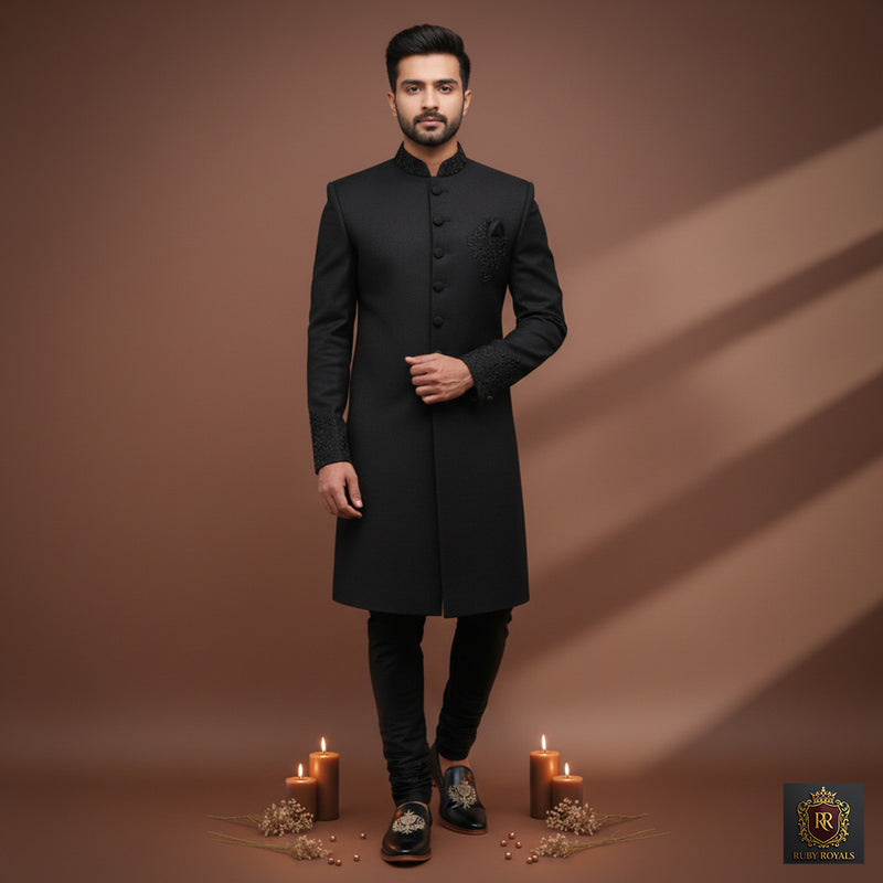 Majestic Ornate - Imperial Crest Ebony loafer I Ruby Royals