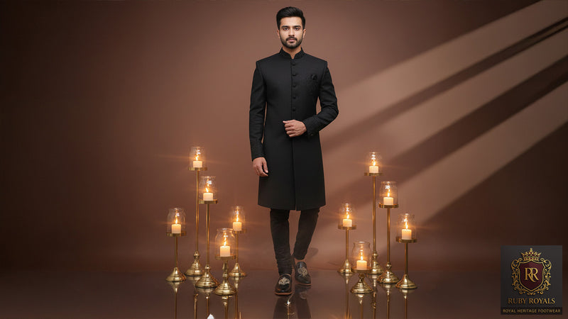 Majestic Ornate - Imperial Crest Ebony loafer I Ruby Royals